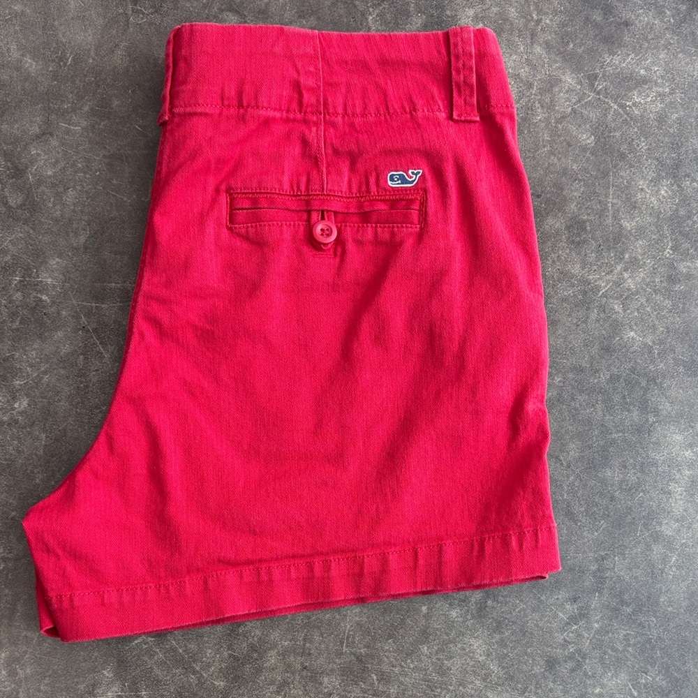 Vineyard Vines 3.5 Inch Red Shorts